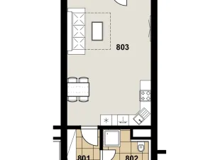 Pronájem bytu 1+kk, Jihlava, Okružní, 45 m2
