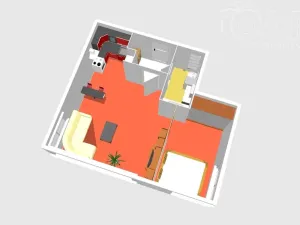 Pronájem bytu 2+kk, Praha, Kurta Konráda, 46 m2