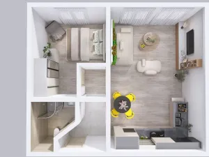 Prodej bytu 2+kk, Trutnov - Poříčí, Voletinská, 50 m2