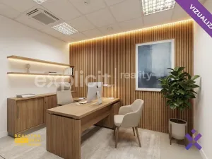 Pronájem kanceláře, Zlín, Dlouhá, 158 m2