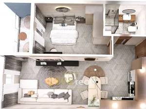 Prodej bytu 2+kk, durres, Albánie, 43 m2