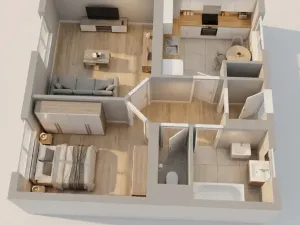 Pronájem bytu 2+1, Dobruška, Fr. Kupky, 50 m2