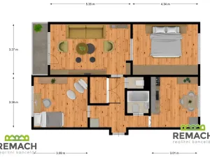 Prodej bytu 3+1, Uherské Hradiště, Za Alejí, 71 m2