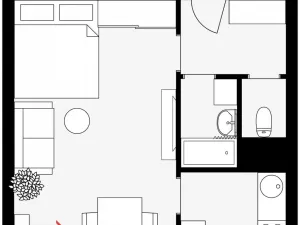 Prodej bytu 1+1, Praha - Chodov, Ledvinova, 31 m2