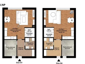 Prodej rodinného domu, České Budějovice, 75 m2