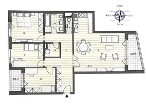 Pronájem bytu 4+kk, Ostrava - Moravská Ostrava, Důlní, 120 m2