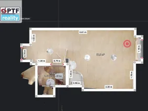 Pronájem kanceláře, Plzeň, Dominikánská, 33 m2