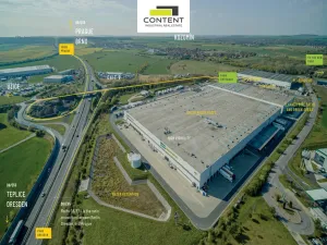 Pronájem výrobních prostor, Kozomín, 3000 m2