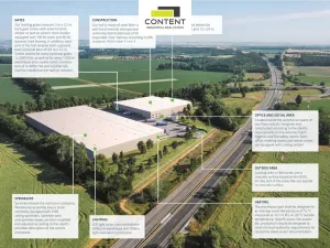 Pronájem výrobních prostor, Pohořelice, Brněnská, 11333 m2