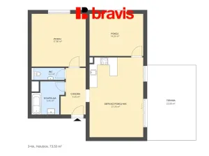 Prodej bytu 3+kk, Holubice, 97 m2