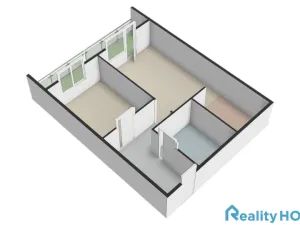 Prodej bytu 2+kk, Praha - Kobylisy, Třebenická, 38 m2