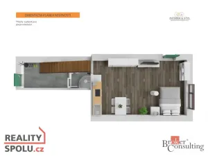 Prodej bytu 1+kk, Praha - Nusle, Pod Děkankou, 35 m2