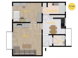 Prodej bytu 2+1, Ostrava - Hrabůvka, 66 m2