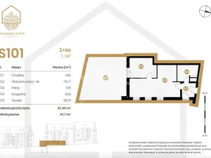 Prodej bytu 2+kk, Černý Důl, 48 m2