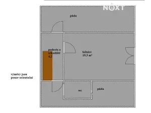 Prodej rodinného domu, Podmokly, 60 m2