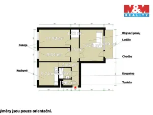 Pronájem bytu 3+1, Dobřany, F. X. Nohy, 61 m2