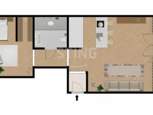 Prodej bytu 2+kk, Praha - Nusle, náměstí Bratří Synků, 51 m2