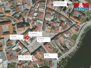 Pronájem bytu 1+kk, Jindřichův Hradec - Jindřichův Hradec I, nám. Míru, 30 m2
