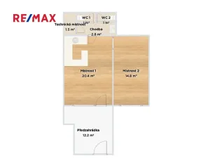 Pronájem kanceláře, Praha - Bubeneč, Šmeralova, 41 m2