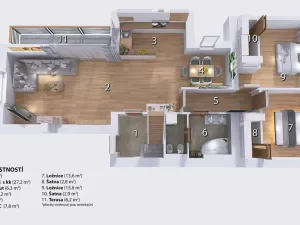 Prodej bytu 5+kk, Brno, Bezručova, 158 m2