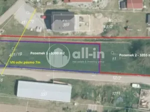 Prodej pozemku pro bydlení, Bohdalice-Pavlovice - Bohdalice, 1000 m2