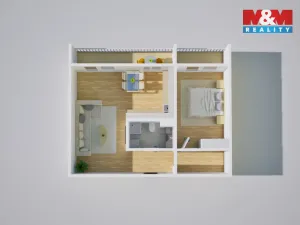 Prodej bytu 2+kk, Teplice, Jana Koziny, 56 m2