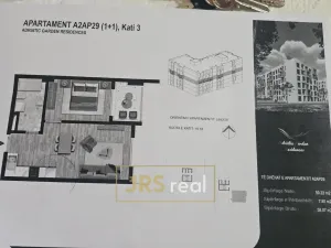 Prodej bytu 2+kk, Golem, Albánie, rruga Ismail Qemali, 50 m2