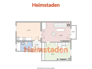 Pronájem bytu 2+1, Havířov - Šumbark, Dukelská, 46 m2