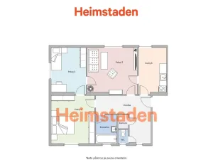 Pronájem bytu 3+1, Havířov - Prostřední Suchá, Kapitána Jasioka, 69 m2