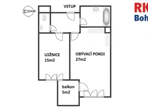 Pronájem bytu 2+kk, Praha - Žižkov, V zahrádkách, 55 m2