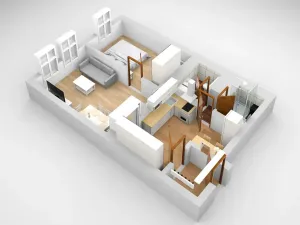 Prodej bytu 2+kk, Praha - Karlín, Za Poříčskou bránou, 53 m2