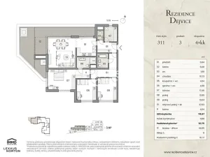 Prodej bytu 4+kk, Praha - Dejvice, U dejvického rybníčku, 132 m2