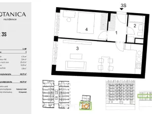 Prodej bytu 2+kk, Brno, Stará, 48 m2