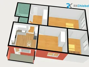 Pronájem bytu 3+1, Ostrava, Gen. Píky, 65 m2