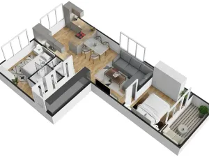 Pronájem bytu 3+kk, Brno, Merhautova, 55 m2