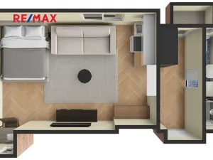 Prodej bytu 1+kk, Praha - Žižkov, Hartigova, 28 m2