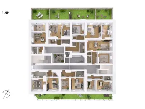 Prodej bytu 2+kk, Postupice, Blanická, 68 m2