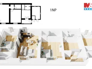 Prodej rodinného domu, Mnichovice - Božkov, Nad rybníkem, 312 m2