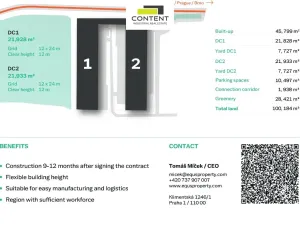 Pronájem výrobních prostor, Světlá nad Sázavou, náměstí Trčků z Lípy, 10000 m2