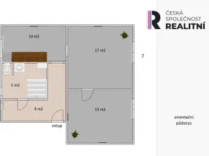 Prodej bytu 2+1, Podbořany, Komenského, 56 m2