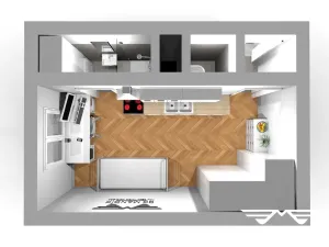 Pronájem bytu 1+kk, Praha - Strašnice, V předpolí, 20 m2