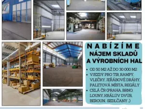 Pronájem skladu, Úvaly, Pražská, 896 m2