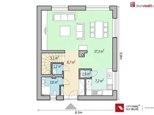 Prodej rodinného domu, Luhačovice, Mlýnská, 121 m2