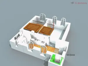 Prodej bytu 2+1, Brno - Staré Brno, Hybešova, 66 m2