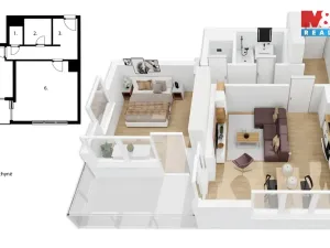 Prodej bytu 2+kk, Mladá Boleslav - Mladá Boleslav II, 17. listopadu, 59 m2