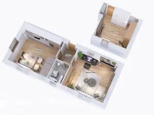 Prodej bytu 1+1, Cvikov - Cvikov II, Mánesova, 58 m2