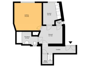 Prodej bytu 1+1, Brno - Staré Brno, Pekařská, 38 m2