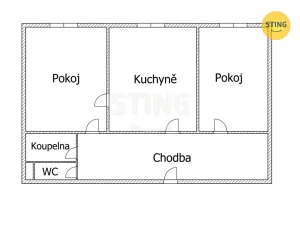Pronájem bytu 2+1, Ostrava - Poruba, 17. listopadu, 58 m2