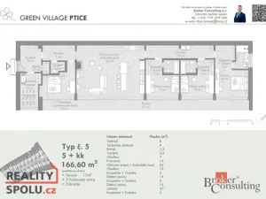 Prodej bytu 5+kk, Ptice, Úvoz, 166 m2