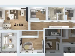 Prodej bytu 4+kk, Litvínov, Horská, 117 m2